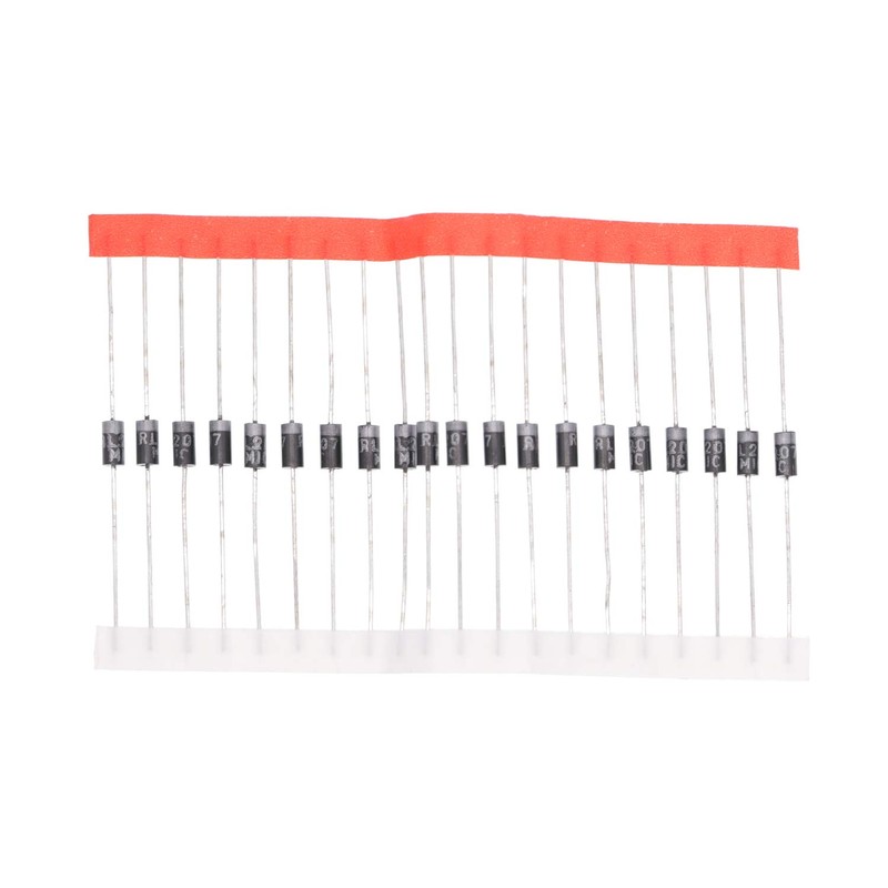 HUABAN 10pcs RL207 Rectifier Diode 2A 1000V DO-15 (DO-204AC) Axial