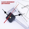 Gokelomg Clock Movement Black Time Minutes Second DIY Tool Set