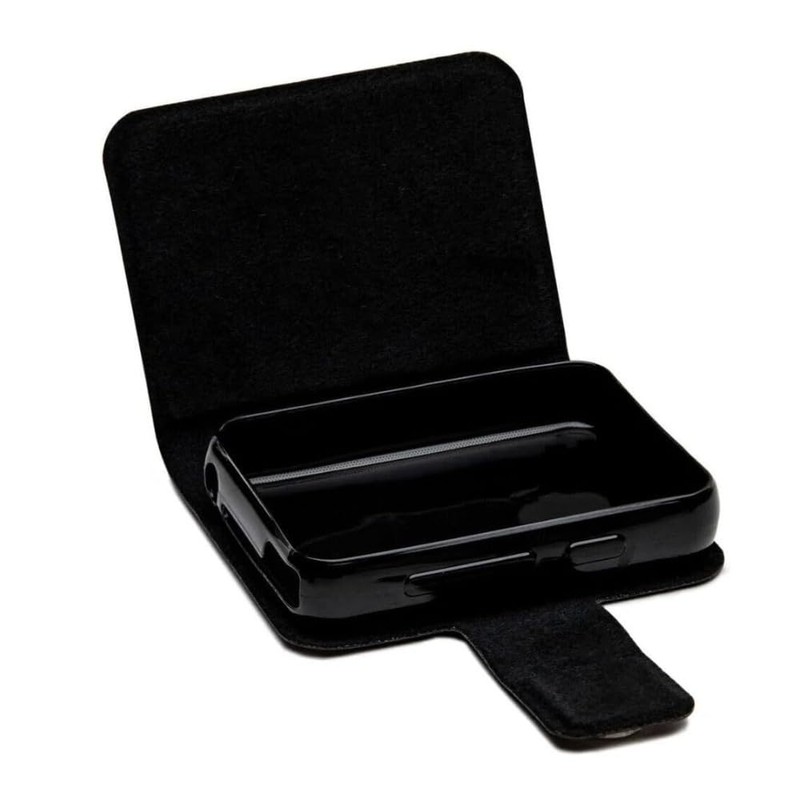 Samvix Leather Book Case for Q6 Music Player (Blue)