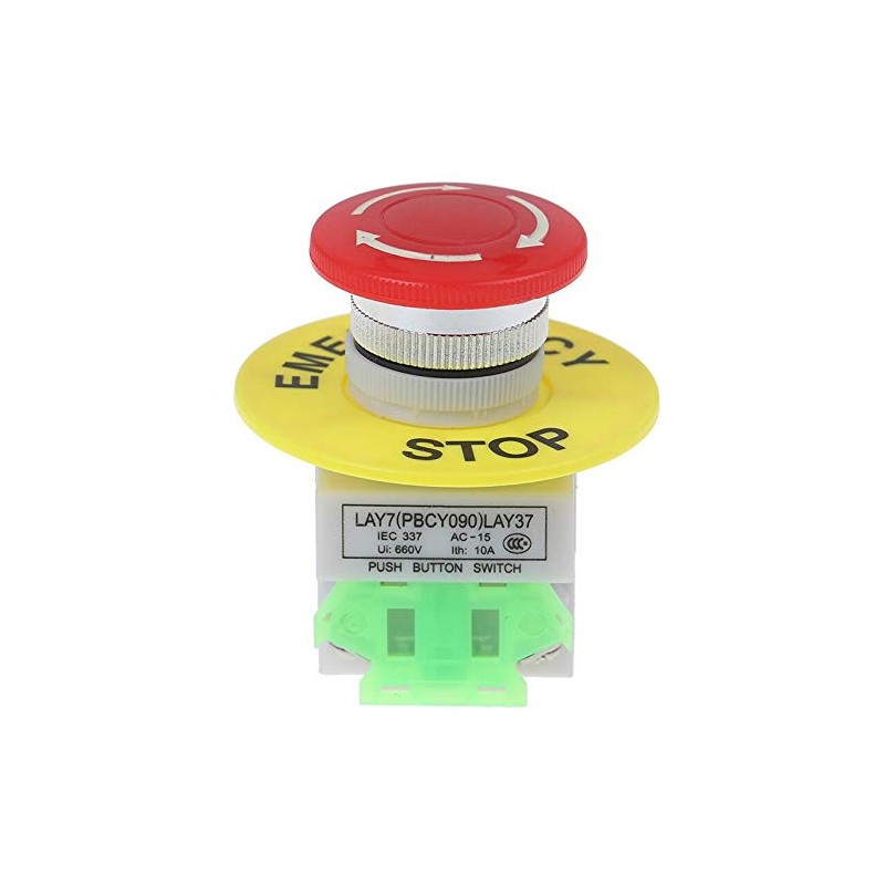 CABLEPELADO Emergency Stop Switch 22 mm 660 V 10 A,