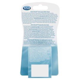 Scholl Velvet Smooth Diamond Pedicure Hard Skin Remover Refills - Extra Coarse, Pack of 2