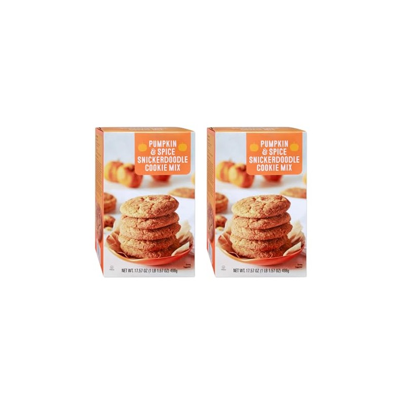 Pumpkin & Spice Snickerdoodle Cookie Mix Trader Joe 17.57 oz