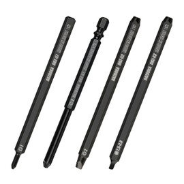 Engineer DBZ-21 Nejisaurus Bazooka Set, Removes Damaged Phillips Screws and Hex Hole Bolts, Set of 4 Bits