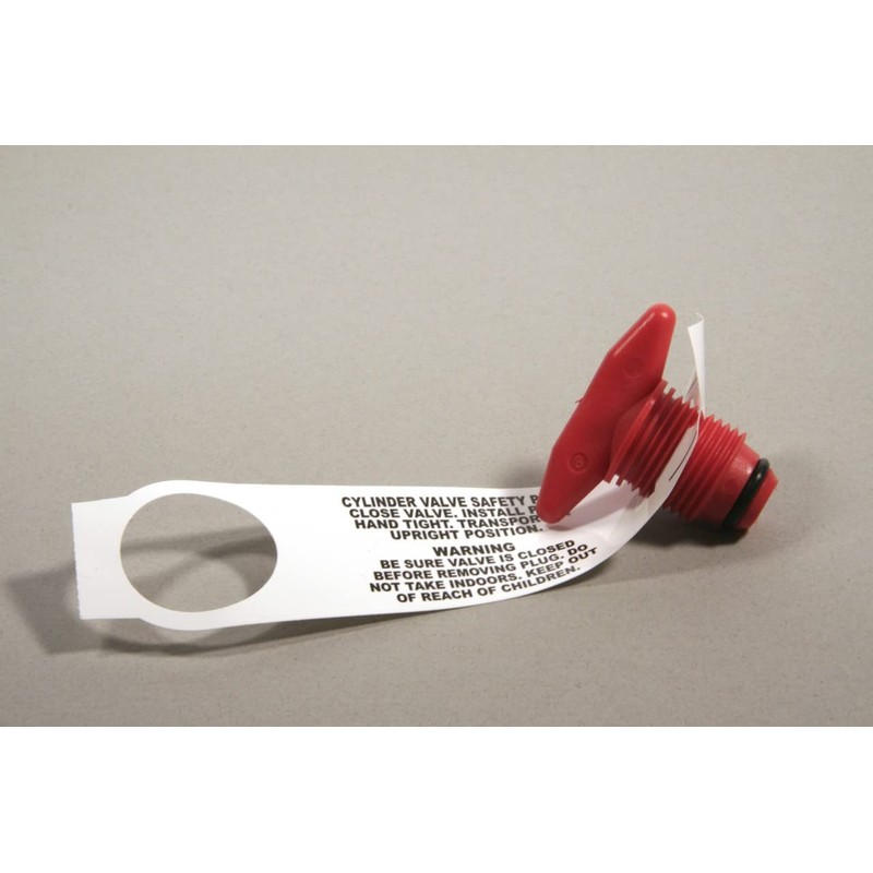 Propane (LP) Tank/Cylinder Valve Safety Plugs, POL with inside, left