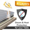 smart&gentle Super Soft Ironing Pad for Table, heat-resistant 100x65cm –