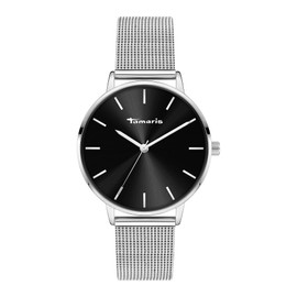 Tamaris Wristwatch, Silver / black