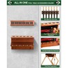 EXTCCT Wall Mount Pool Stick Holder - Billiards Pool Cue