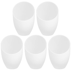 GANAZONO 5pcs Angled Horseshoe Lampshade Light Shell Cover Glass Pendant Plastic Lamp Shades Table Lamp Shade Cover Medusa Floor Lamp Wall Lamp Shade Tulip Lamp Replace White Mounting Plate
