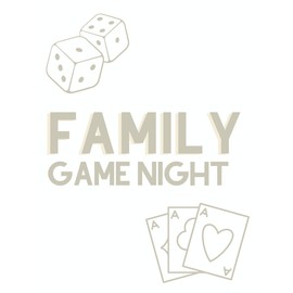 Family Game Night Score Book