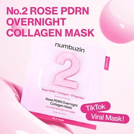 Numbuzin [Numbuzin]No.2 Rose PDRN Overnight Collagen Mask (4ea)