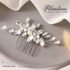 Yean Crystal Bridal Hair Comb Silver Rhinestone Wedding Hair Accessories