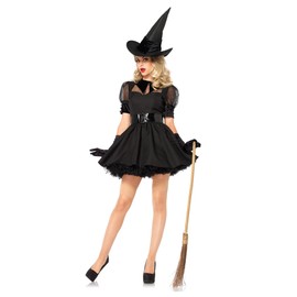 Leg Avenue Bewitching Witch Costume (M, Black)