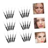 OHPHCALL 50pcs Eyebrow Brush Cap Micro Mascara Wands for Eyelash