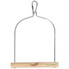 Prevue Pet Products BPV389 Natural Wood Birdie Basics Birch/Wire Swing,