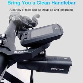 Sicon Mount Cycle Computer Bracket for XOSS G+ Garmin IGS GPS GoPro Action Camera Bicycle Light Holder Road Bike Cycle Multi-Function Lightweight Durable Anti-Shake Fall Easy Installation