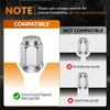 CLUBRALLY Chrome Wheel Lug Nut Kit for EZGO, Club Car