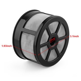 Veterger Replacement Parts Re-useable Disk/Wraparound Percolator Coffee Filter,Compatible with most 7-14 Cup Electric coffee maker Pot