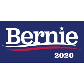 Bernie 2020 Democrat Decal Bumper Sticker (4" X 7.5") Democrat for President
