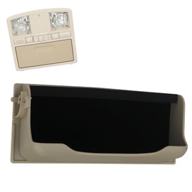Osompar Overhead Roof Console Sunglass Holder w/o Down Light (Beige) Compatible with Mazda 6 2009 2010 2011 2012 2013 Replaces GS4E-69-976-30