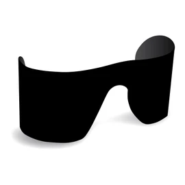 Roller-Shadz Disposable Rollup Sunglasses, Gray Smoke Color, 12/pkg, One Size