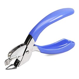 Sinzau Staple Remover, Office Staple Puller Tool, Hand Held Convenience Blue