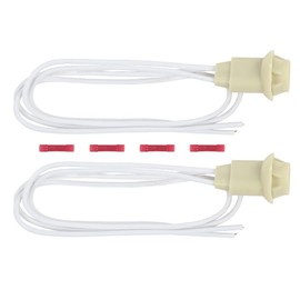 CROSSDESIGN Side Marker Light Lens Bulb Socket Compatible with Chevy/GMC Pickup Trucks 1967-1991(Fits Front and Rear Sides)