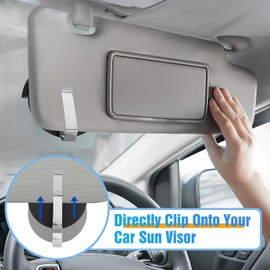 LECART Car Visor Clip Can Holder, Universal Holster Clip to Belt, Lightweight & Compact Storage Organizer Accessories, Great Present for Love One, Black ABS