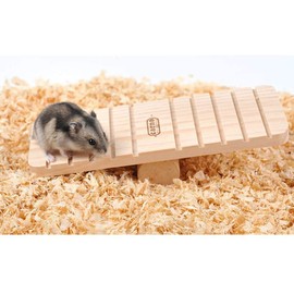 Litewoo Hamster Hideout Chewable Toys Wooden Accessories—— Seesaw