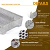 5" x 8" Pellet Smoker Tray 12 Hours of Billowing