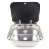 RV Sink, Stainless Steel Countertop Sink Basin with Faucet, Sink