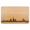 Brotzeitbrett Frankfurt Skyline | Beech Breakfast Board | Wooden Chopping