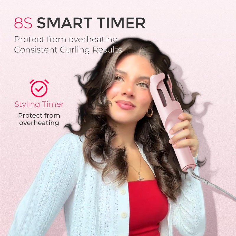 TYMO Automatic Rotating Curling Iron - TYMO CURLPRO Beach Waves