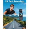 4K Vlogging Camera Pocket Action Cameras with Dual-Lens Mini Body