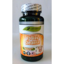 JD Naturals 15 DAY CLEANSE FORMULA X 30 CAPSULES