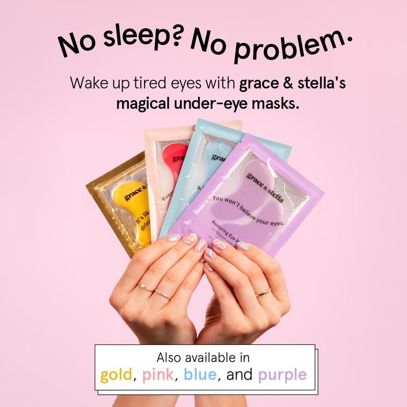 grace & stella under eye masks for dark circles puffy