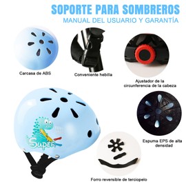 Protecciones Para Patinar Niños,Protecciones Patines Para Bicicleta Niño,Niños Ciclismo Rodillo Patinaje Rodilla, Rodilleras + Muñequeras + Casco de Patinaje de Niños/Tamaño Ajustable (48-56CM)
