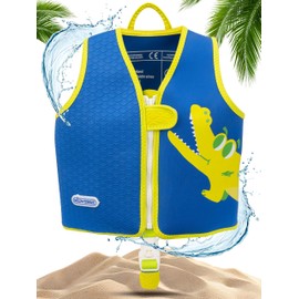 KIDVERSE Children's Life Jacket 2-6 Years - Comfort Swimming Aid with Waist Circumference up to 62 cm - Swimming Aid Children 2-6 Years - Children's Life Jacket for Learning to Swim - Life Jacket