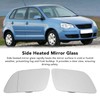 2PCS Side Heated Mirror Glass Left Right Fog Resistant Efficient