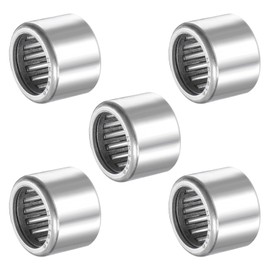 METALLIXITY H K1616 Needle Roller Bearings 16mm Inner Diameter x 22mm Outer Diameter x 16mm High 5 Pack Chrome Steel Open End Thrust Bearing for Industrial Machinery and Equipment