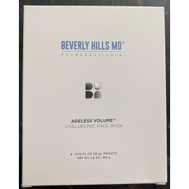 Beverly Hills MD Cosmeceuticals Ageless Volume Hyaluronic Face Mask 8 Packets