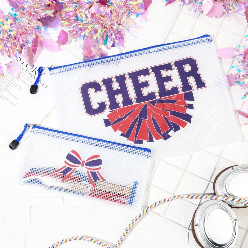 SOIDRAM 2 Pcs Cheer Bag Cheer Makeup Bag Gifts Zipper