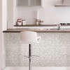 In Home InHome NH2359 Hexagon Marble Peel Stick Backsplash Tiles,
