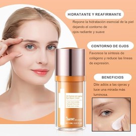 Crema Para Ojos de Papa,3Pcs Crema Contorno de Ojos con Péptidos 5D Papa Feel - Antiarrugas,Reduce Ojeras, Bolsas e Hinchazón - Gel Ocular Reafirmante