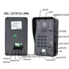 Touch Key 7 Lcd RFID Password Video Door Phone Intercom