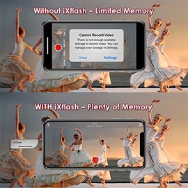 iXflash - Unidad Flash USB 3.0 con certificación MFi de Apple, 512 GB, expansión de Memoria de Almacenamiento Externo para Dispositivos iOS, Windows y Mac, Gris, (IXF-512-SG)