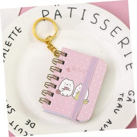 VALICLUD Keyring 12 Pcs Cute Cat Keychain Fuzzy Diary Keychain ature Notebook Keychain Key Rings Decorative Notebook Keychain Cat Notebook Pendant Note Pad Small Notebook Pocket Child
