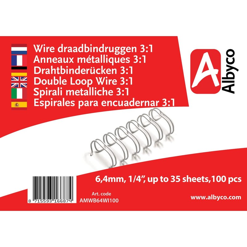 Albyco - Wire binding combs, Wire-O wire binding combs -