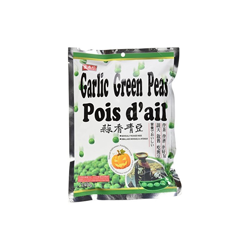 Shengxiangzhen Garlic Green Peas 8.46oz (Pack of 3)