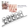 Pack of 5 Stainless Steel Silver C Curve Nail Extension