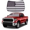 Moricere Upgrade Windshield Sun Shade with USA Flag for Toyota